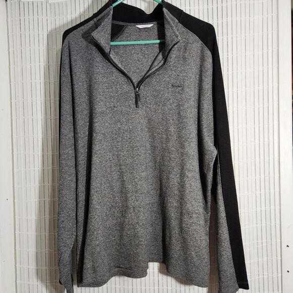 Calvin Klein Long sleeve Sweater For Men Size XL Gray Size Small Zipper On Front - Picture 1 of 9